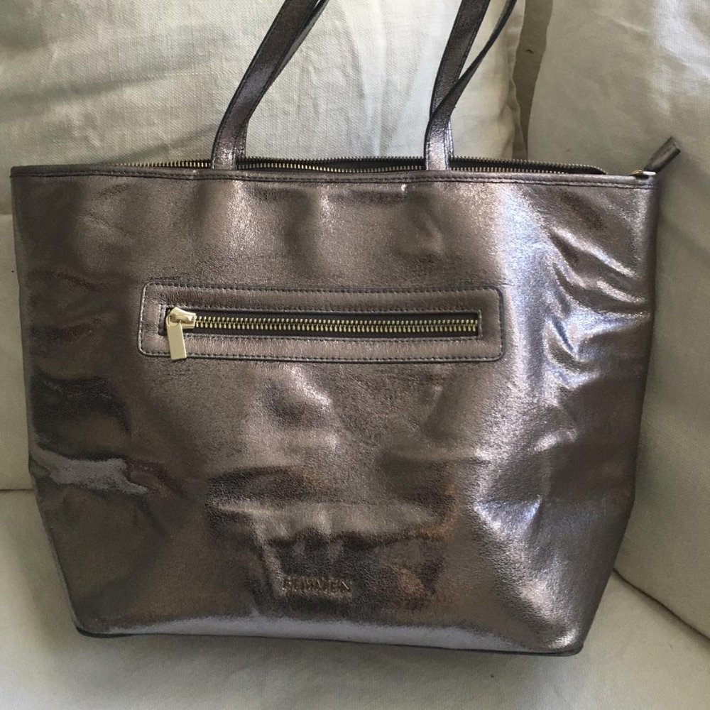 Metallic Bronze Tote Bag